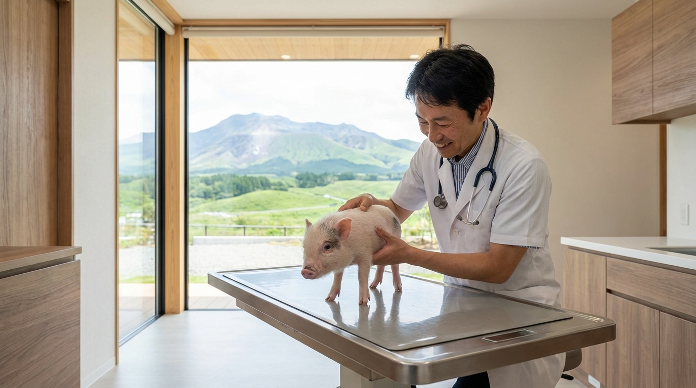 熊本でマイクロブタを診てくれる動物病院