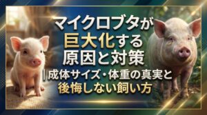マイクロブタが巨大化する原因と対策｜成体サイズ・体重の真実と後悔しない飼い方