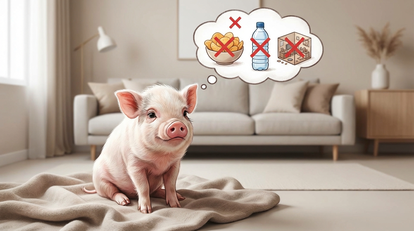 マイクロブタの便秘でやってはいけない3つのNG行動