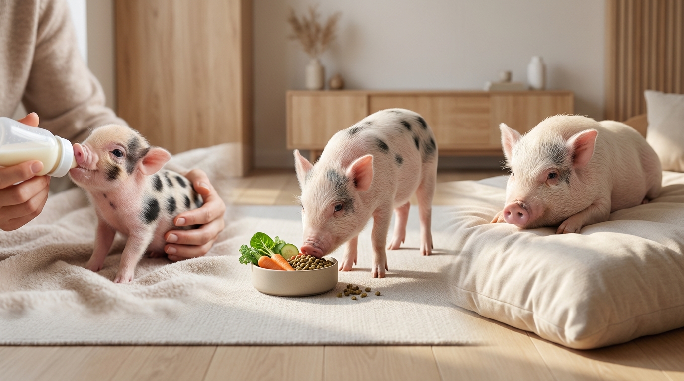 【年齢別】マイクロブタのライフステージ別ケアガイド