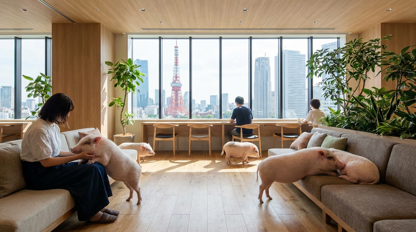 東京でマイクロブタに会えるスポット全5選