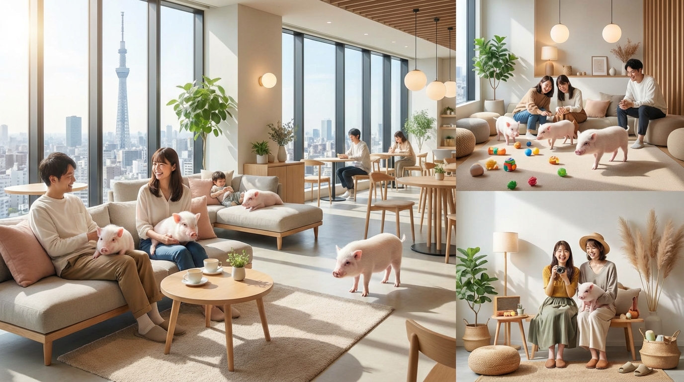 目的別おすすめ店舗の選び方|マイクロブタカフェ東京編