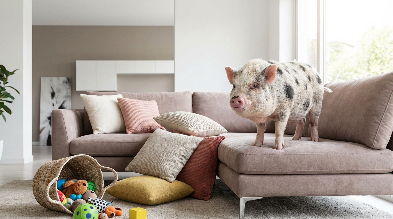 【症状チェックリスト】マイクロブタの反抗期に見られる行動パターン7選