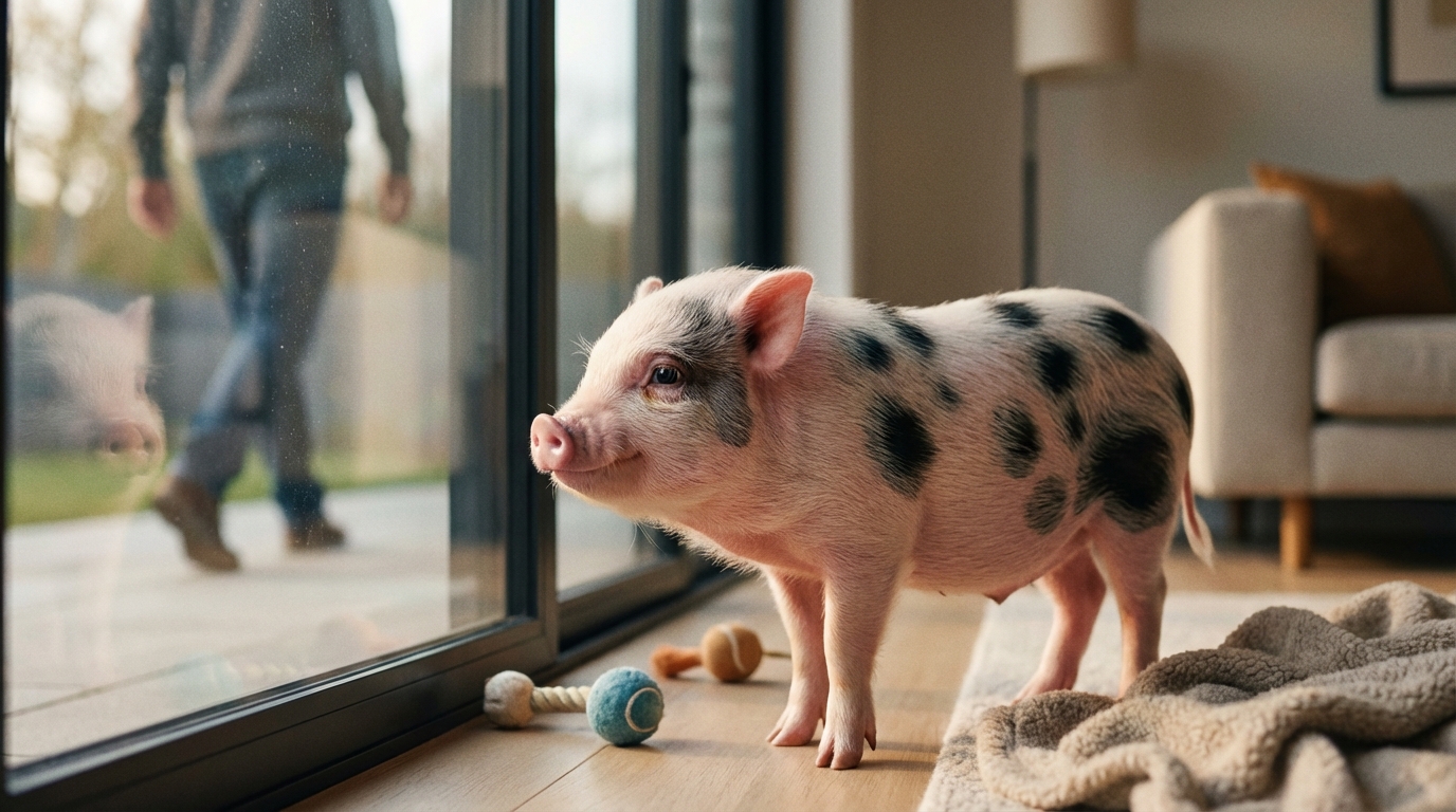 マイクロブタがお留守番を苦手とする理由【習性から解説】