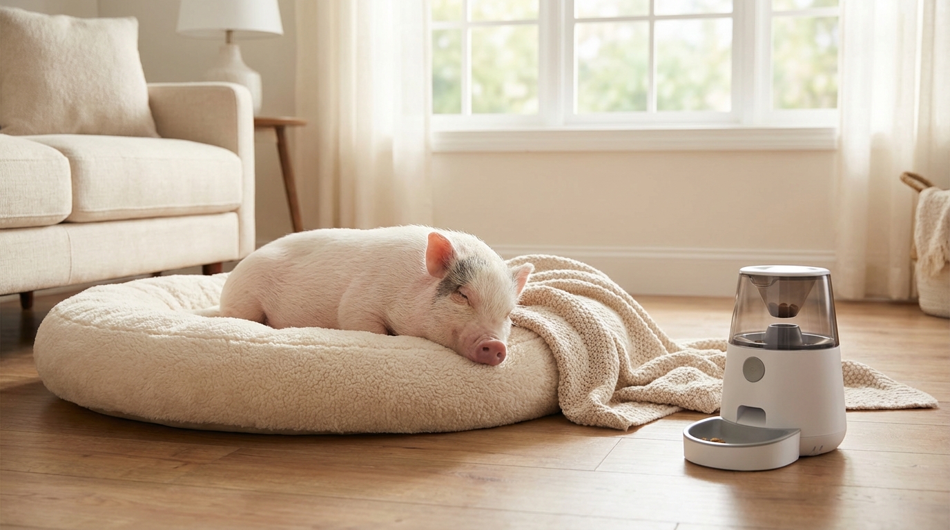 マイクロブタのお留守番を快適にするおすすめグッズ3選