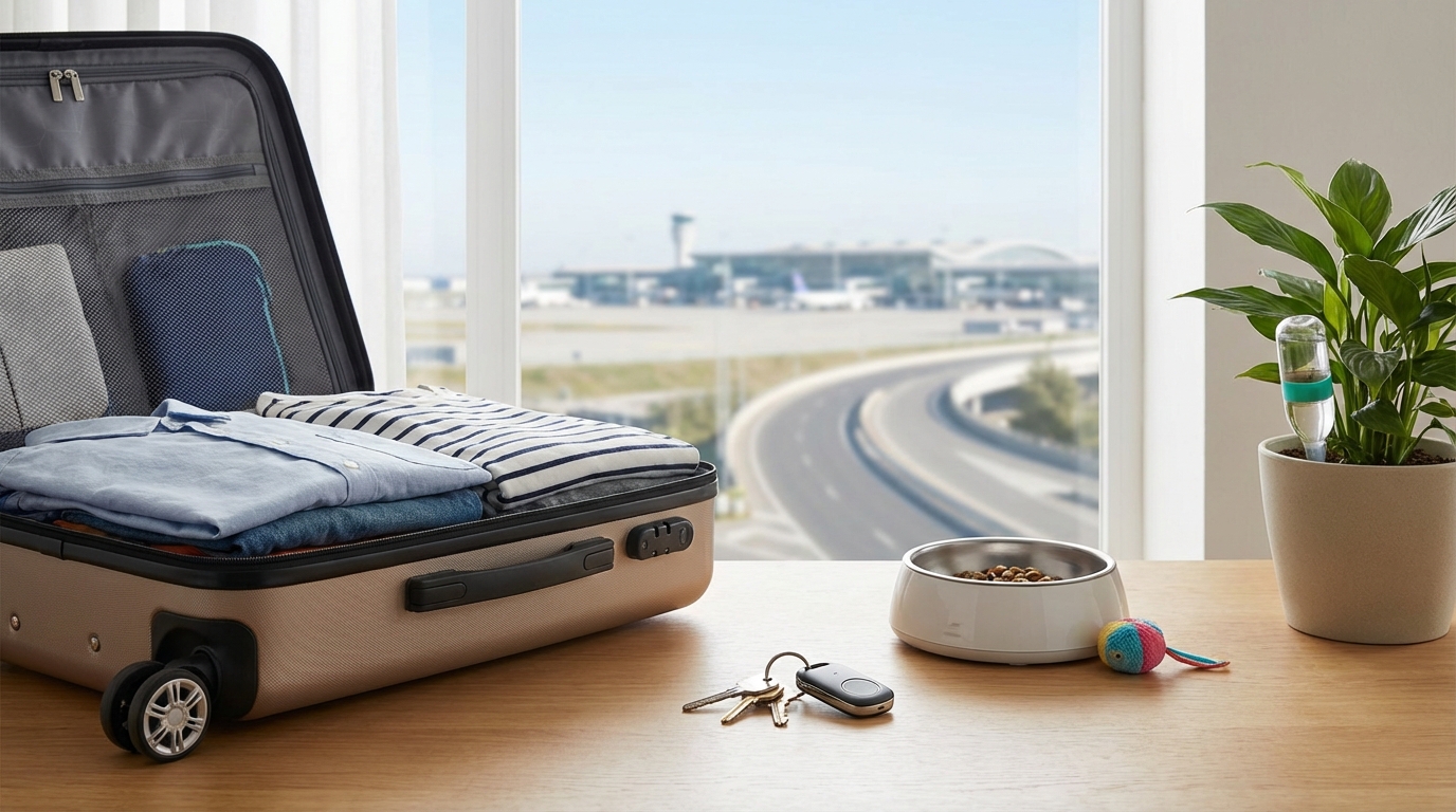 長時間・長期外出時の対処法【3つの選択肢】