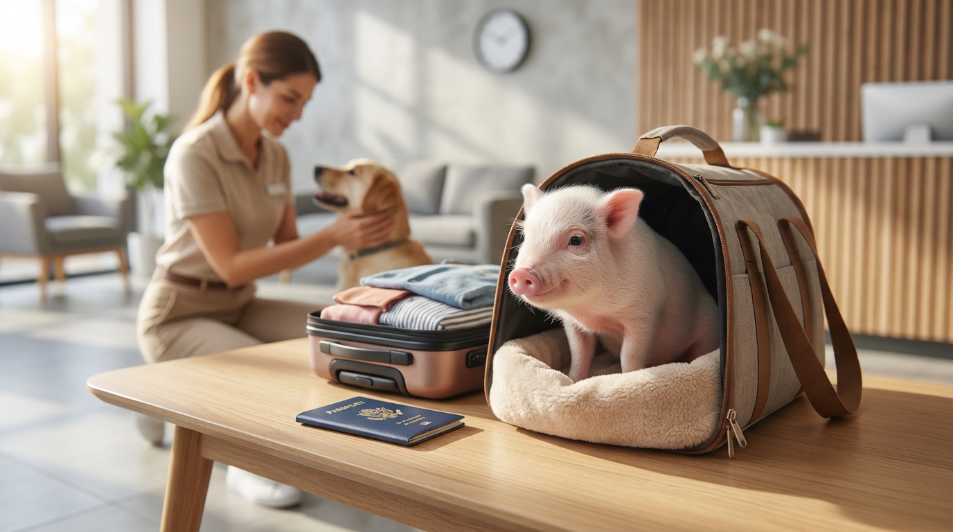 マイクロブタを旅行中に預ける場合の基礎知識