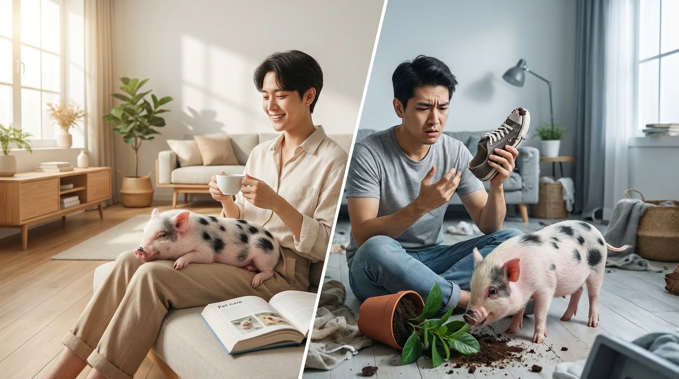 【診断】マイクロブタに向いている人・向いていない人