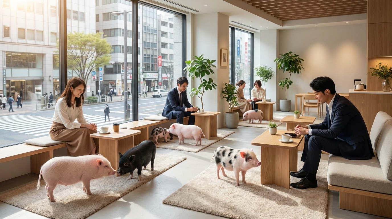 三宮マイクロブタカフェの店舗情報【住所・アクセス・営業時間・料金】