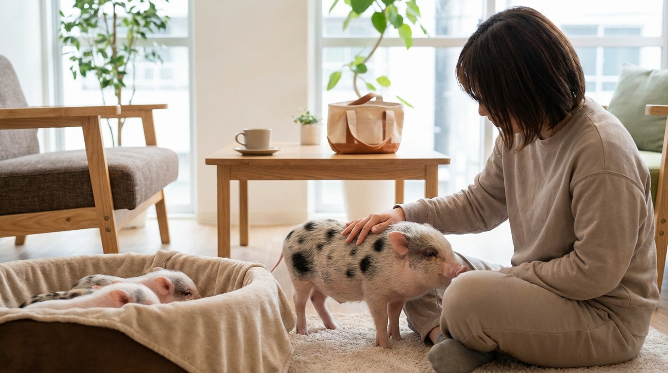 初めてのマイクロブタカフェ完全ガイド|服装・持ち物・注意点
