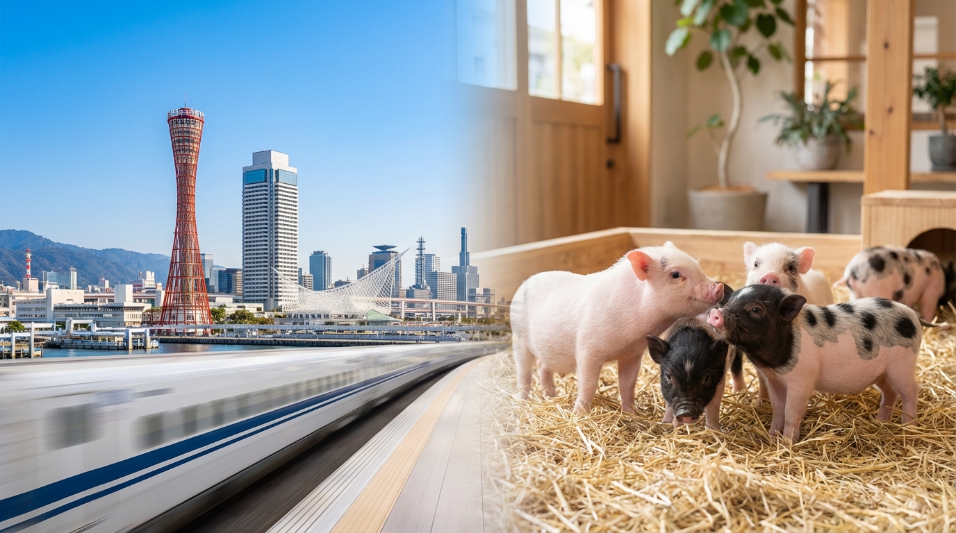 まとめ|神戸からマイクロブタに会いに行こう!