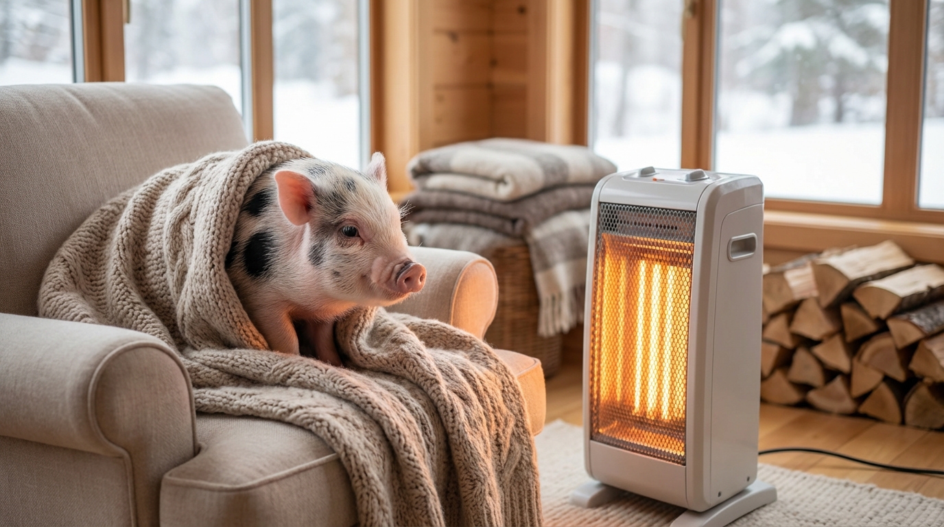 今日からできるマイクロブタの寒さ対策7選