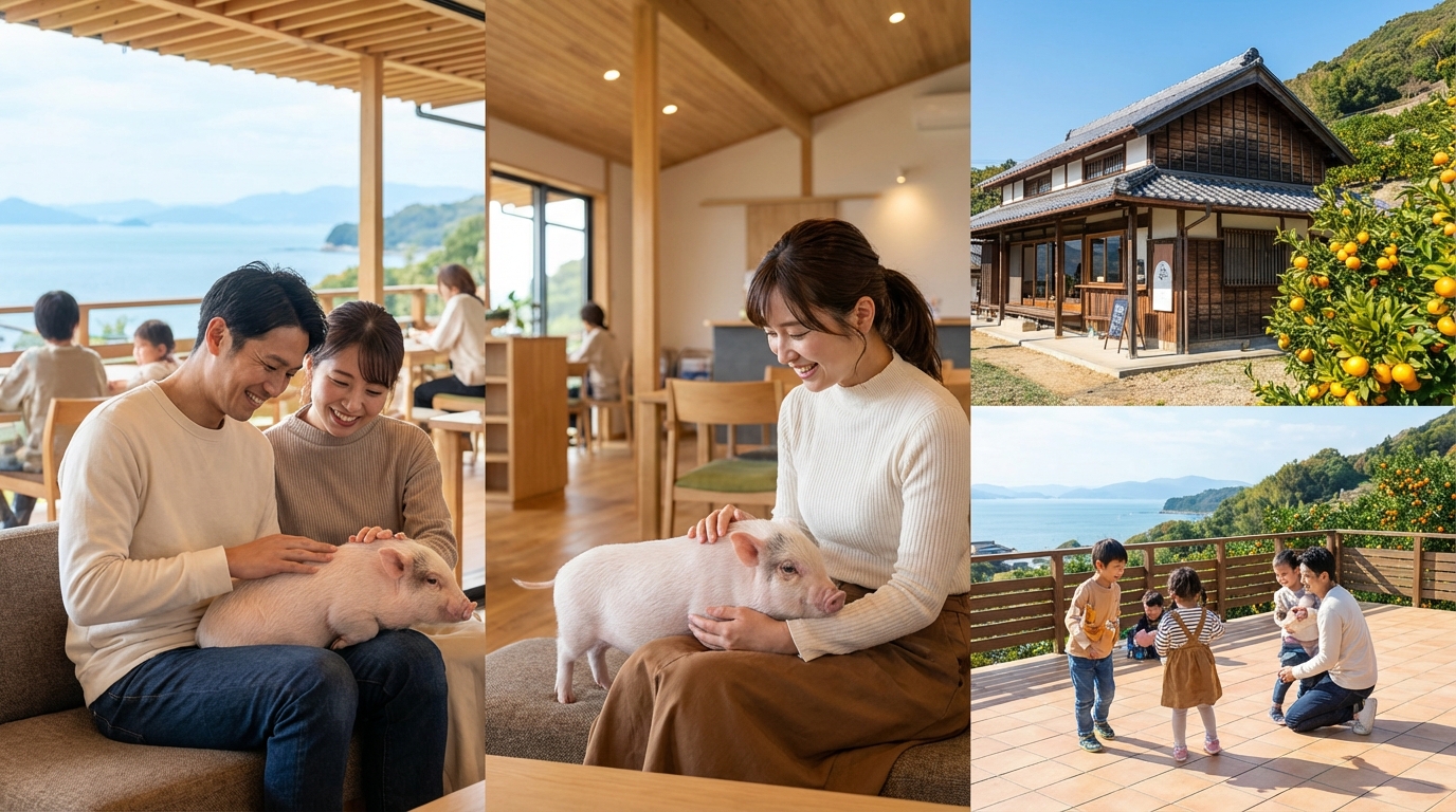 愛媛県内にマイクロブタカフェ・触れ合い施設はある？【結論】