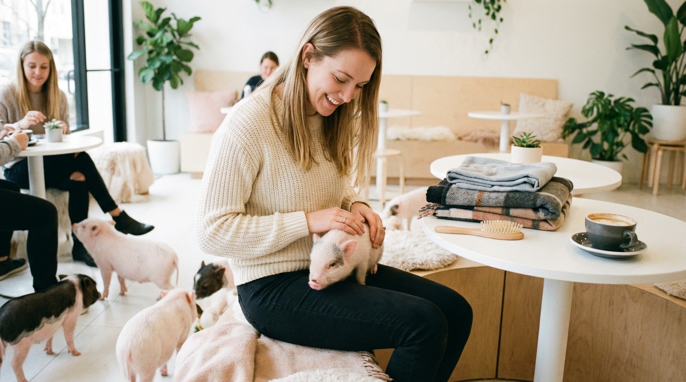 初めてのマイクロブタカフェ｜準備と楽しみ方