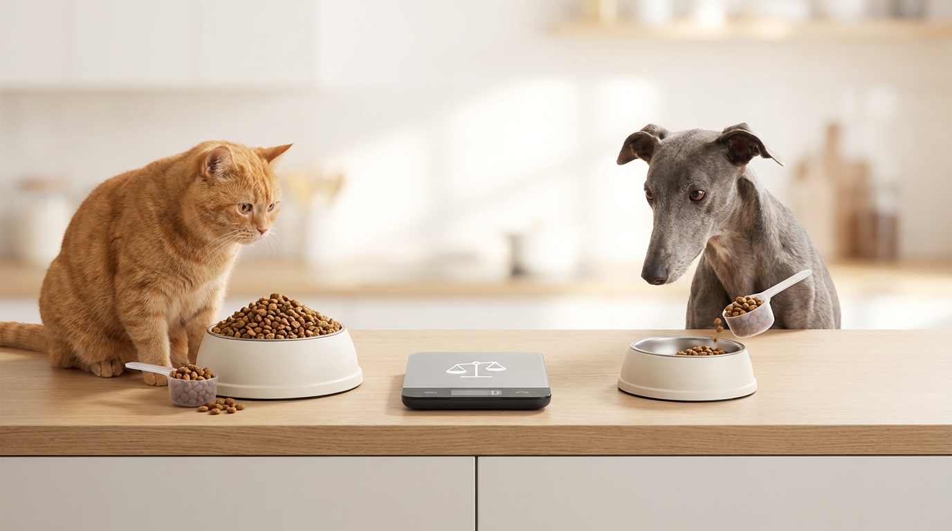 太りすぎ・痩せすぎのときの餌の量の調整方法