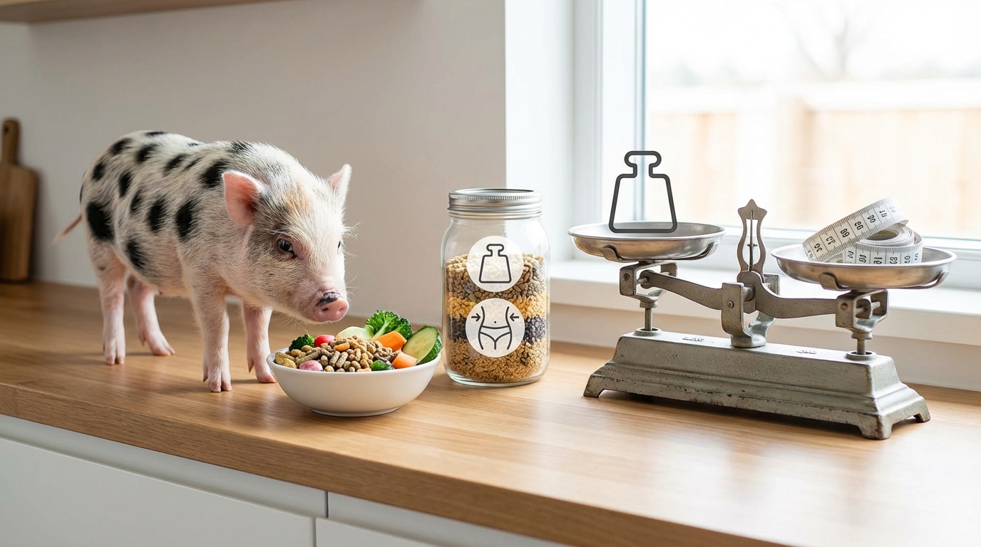 まとめ｜マイクロブタの餌の量は「体重×体型」で決めよう