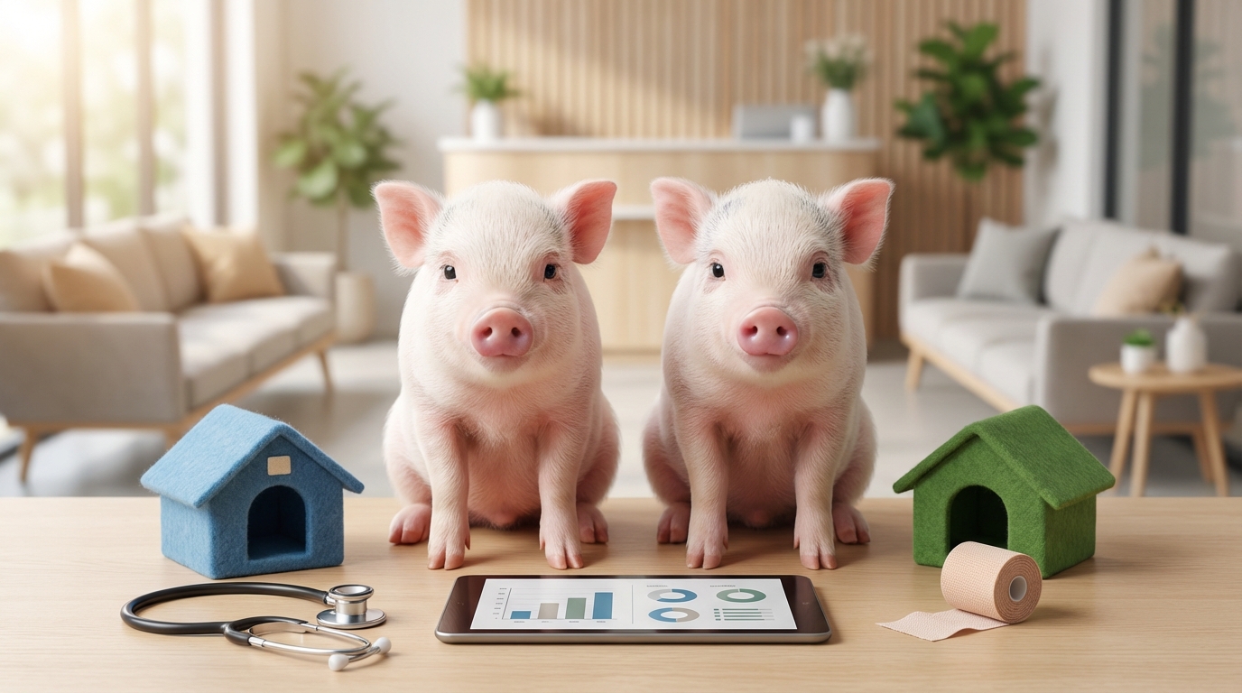 マイクロブタ対応のペット保険2社を徹底比較