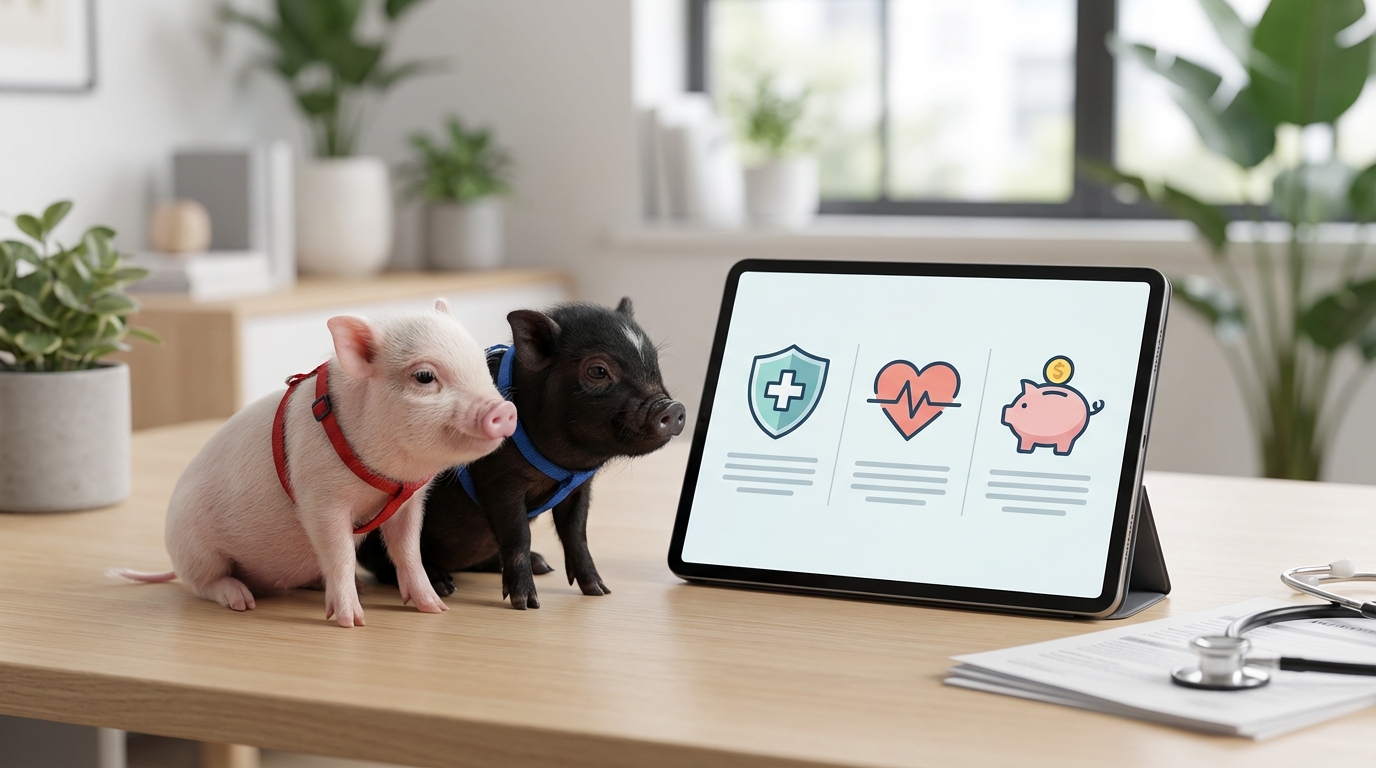 【タイプ別】マイクロブタのペット保険の選び方