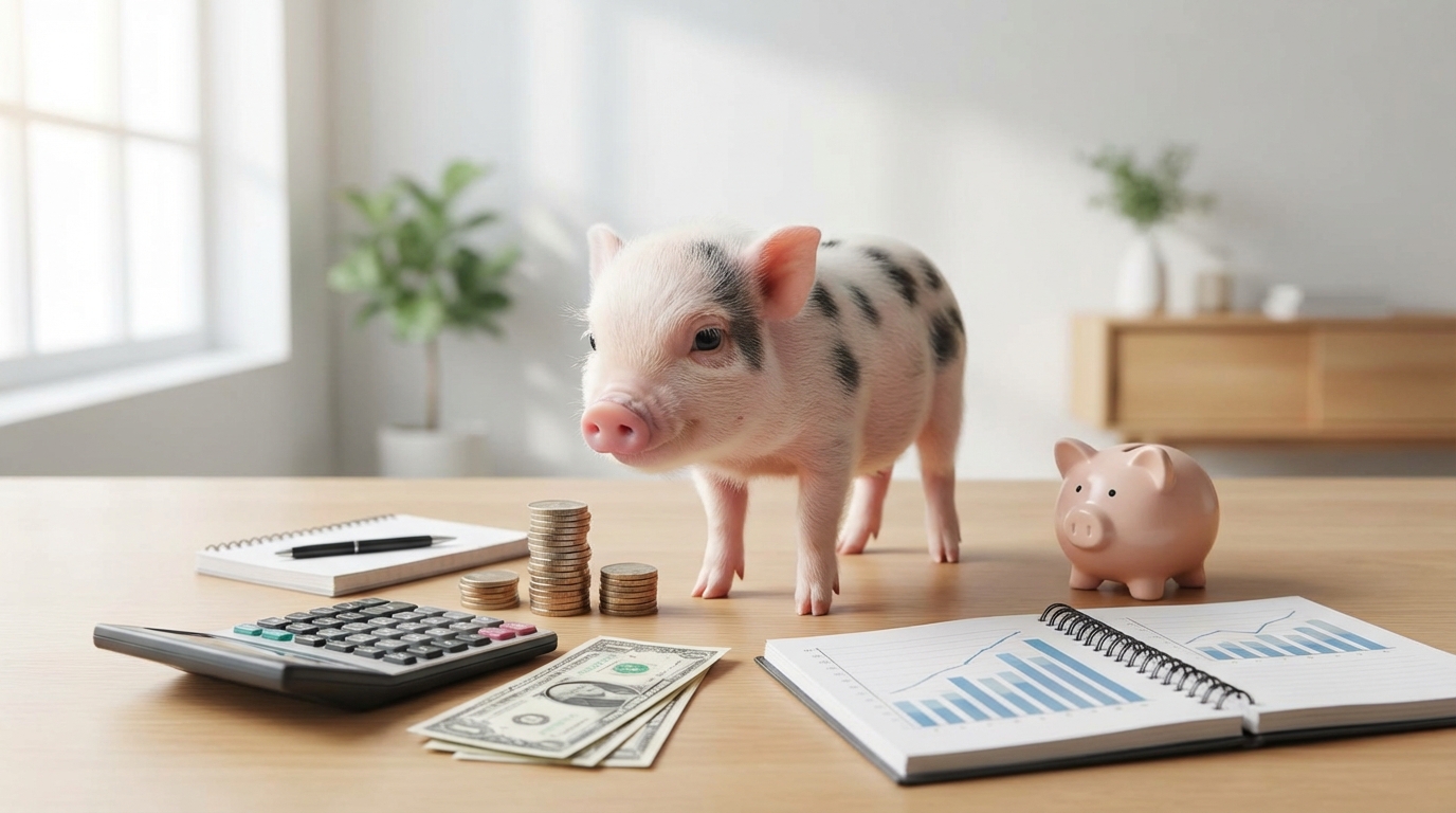 マイクロブタの価格相場と購入にかかる総費用