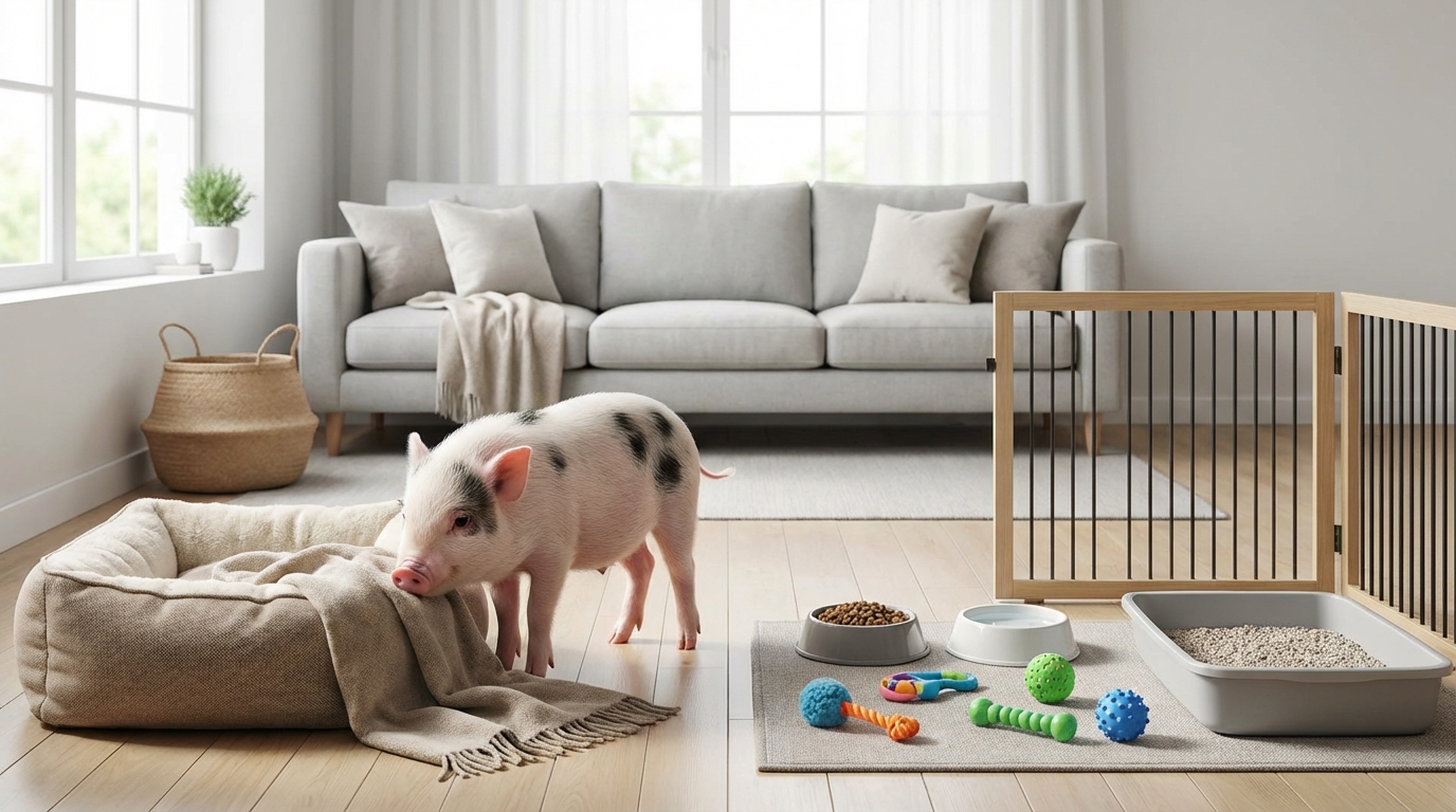 マイクロブタを購入する前に準備すべき飼育環境チェックリスト