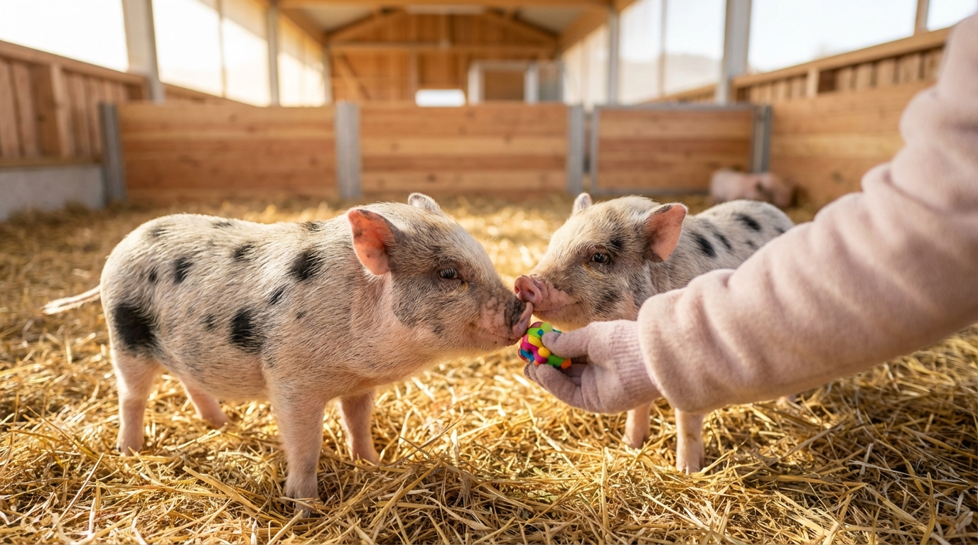 マイクロブタの喧嘩を止める正しい方法【5ステップ】