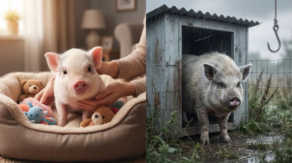 「大きくなったら豚肉に」は本当？飼育放棄されたマイクロブタの行く末