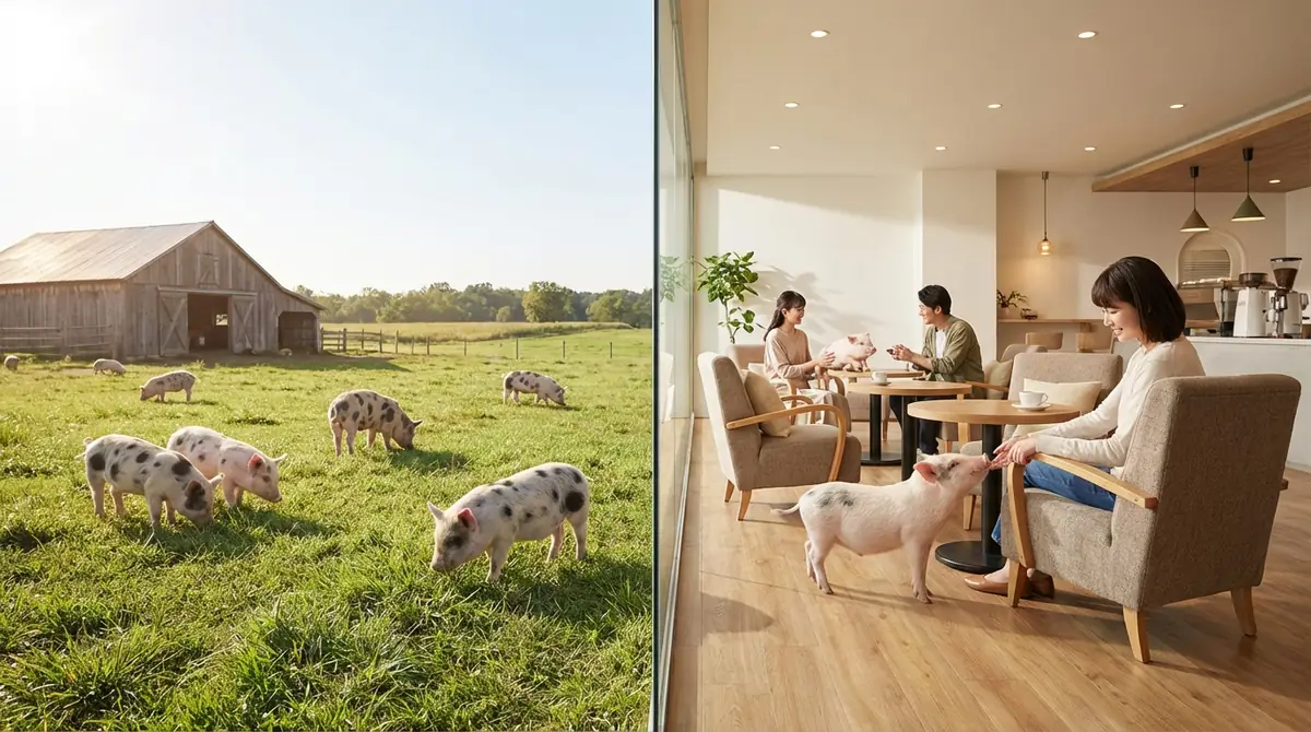 マイクロブタ牧場とは?カフェとの違いも解説