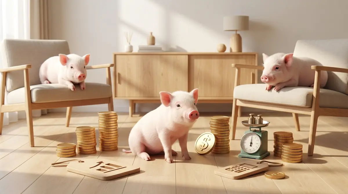 マイクロブタの値段は？ソレイユの価格帯と内訳