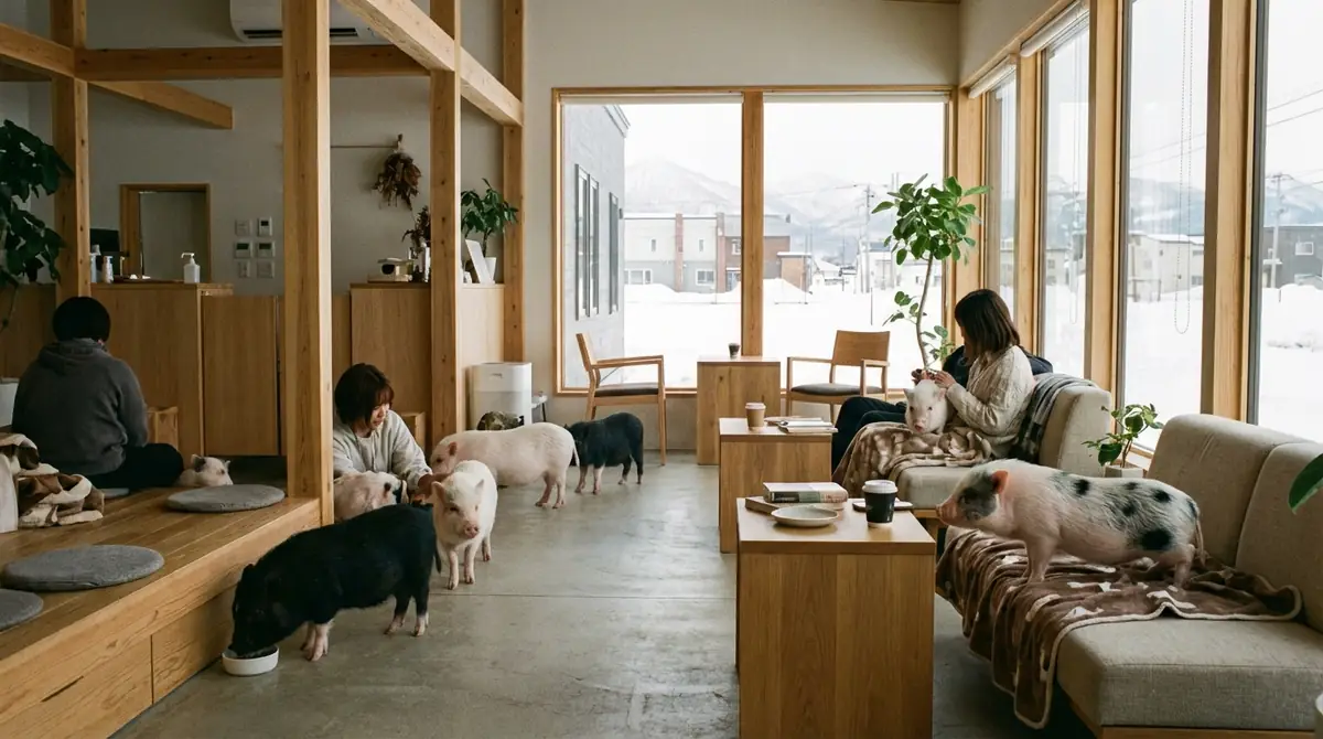 発寒のマイクロブタカフェ「MIPIG CAFE」基本情報