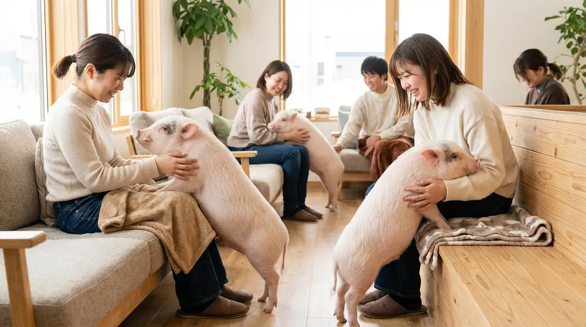 発寒マイクロブタカフェの口コミ・評判まとめ