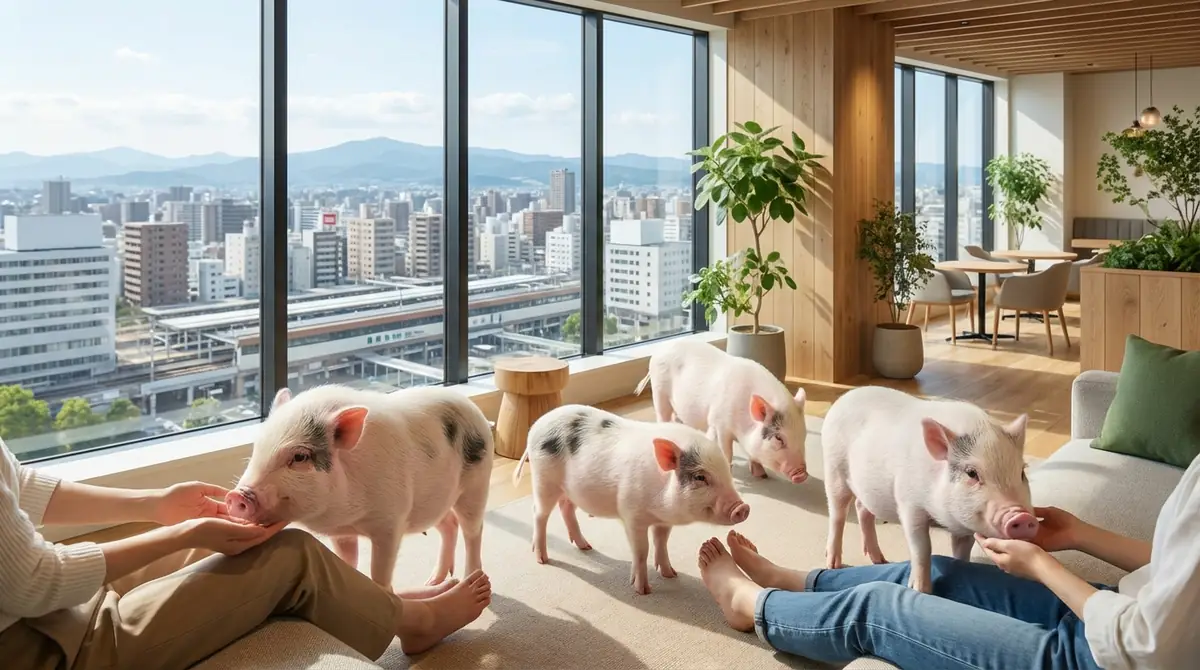 仙台市内・仙台駅周辺のマイクロブタ体験スポット