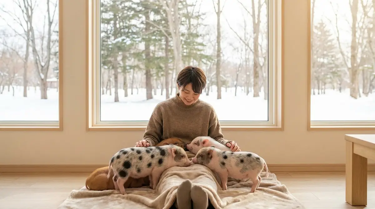 まとめ|発寒でマイクロブタに癒される休日を過ごそう