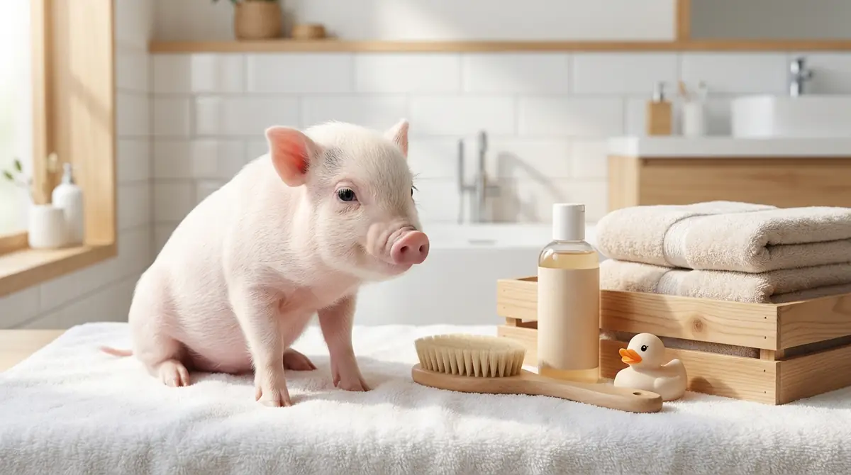 マイクロブタをお風呂に入れる前の準備チェックリスト