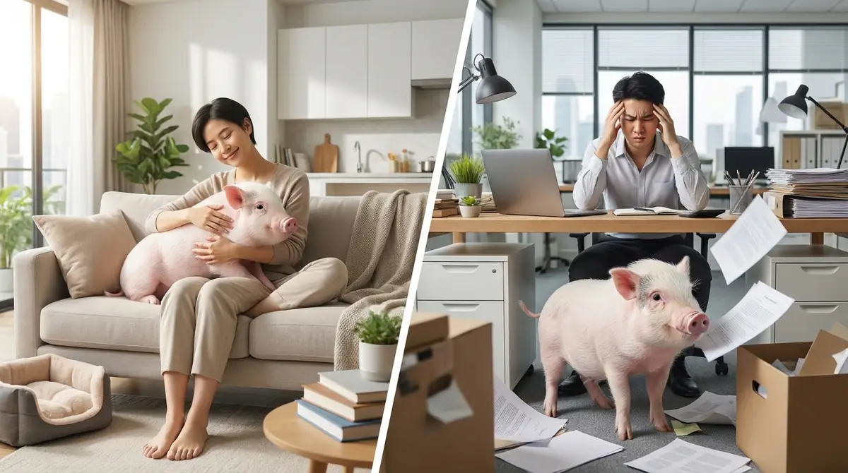 マイクロブタに向いている人・向いていない人