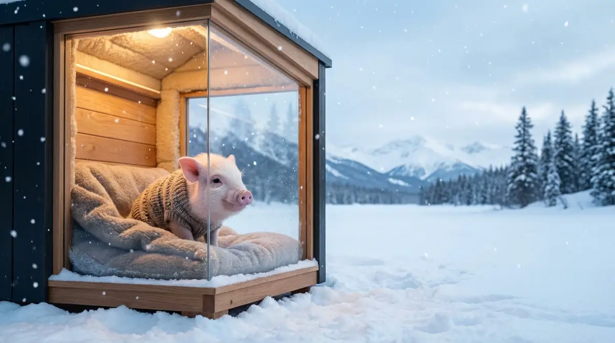 【結論】北海道でもマイクロブタは飼える！ただし冬の寒さ対策が必須