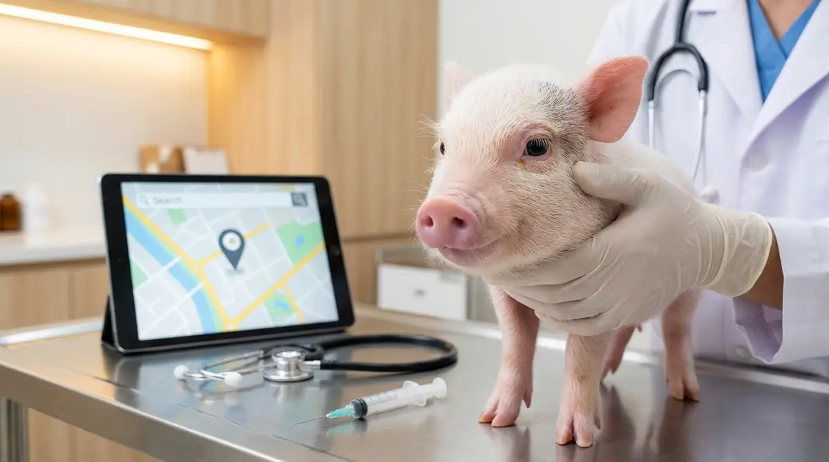 マイクロブタのワクチン接種ができる動物病院の探し方