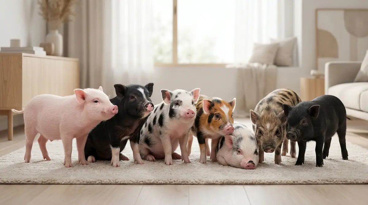 マイクロブタの柄は全7種類｜主要な模様を一覧で紹介