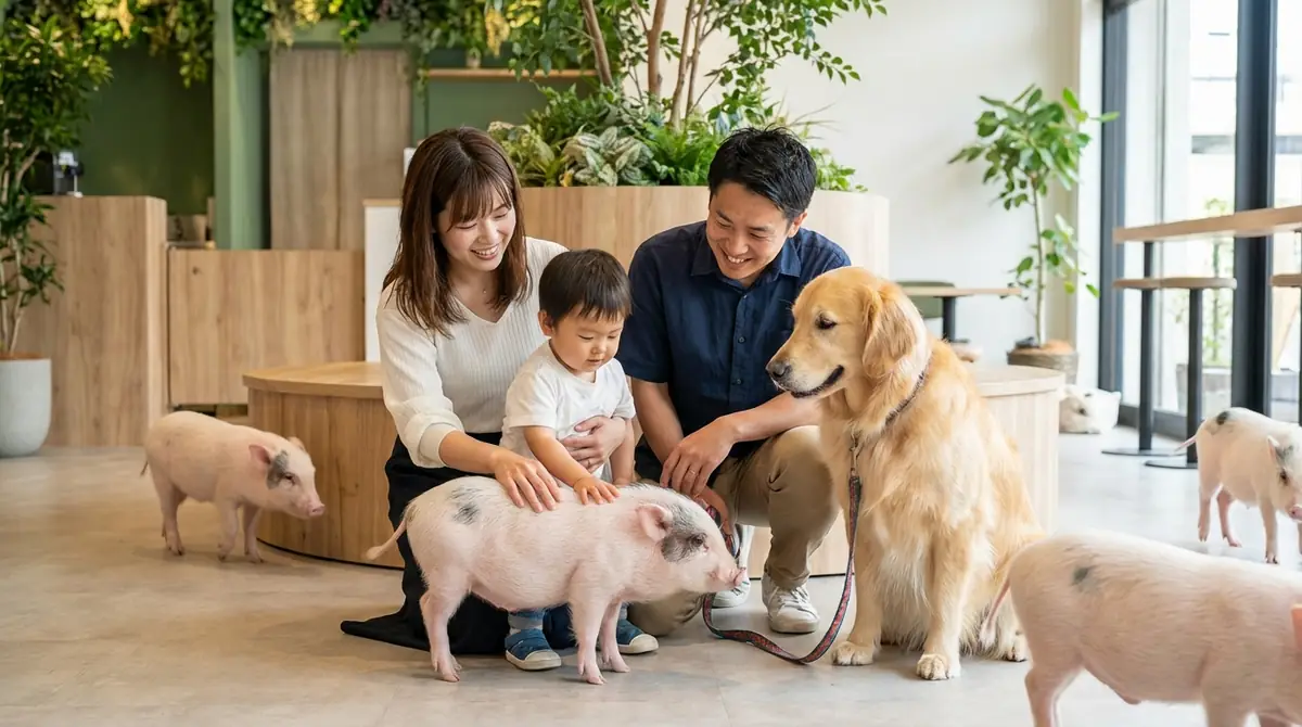 子連れ・ペット同伴でマイクロブタ施設に行く際の注意点