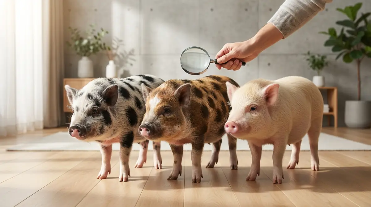 マイクロブタを柄で選ぶときの3つの注意点