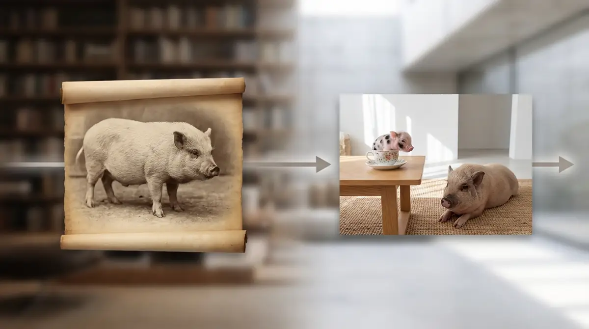 マイクロブタとミニブタの違い｜歴史的な関係性を解説