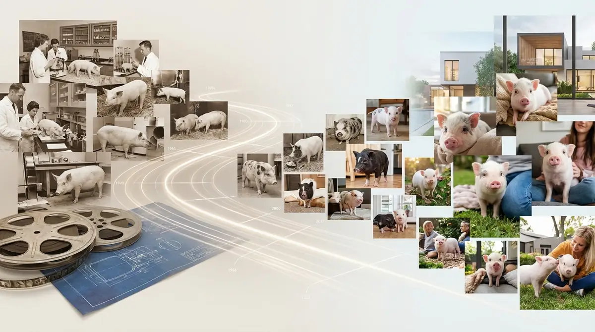 マイクロブタの歴史年表｜1960年代から現在までの流れ