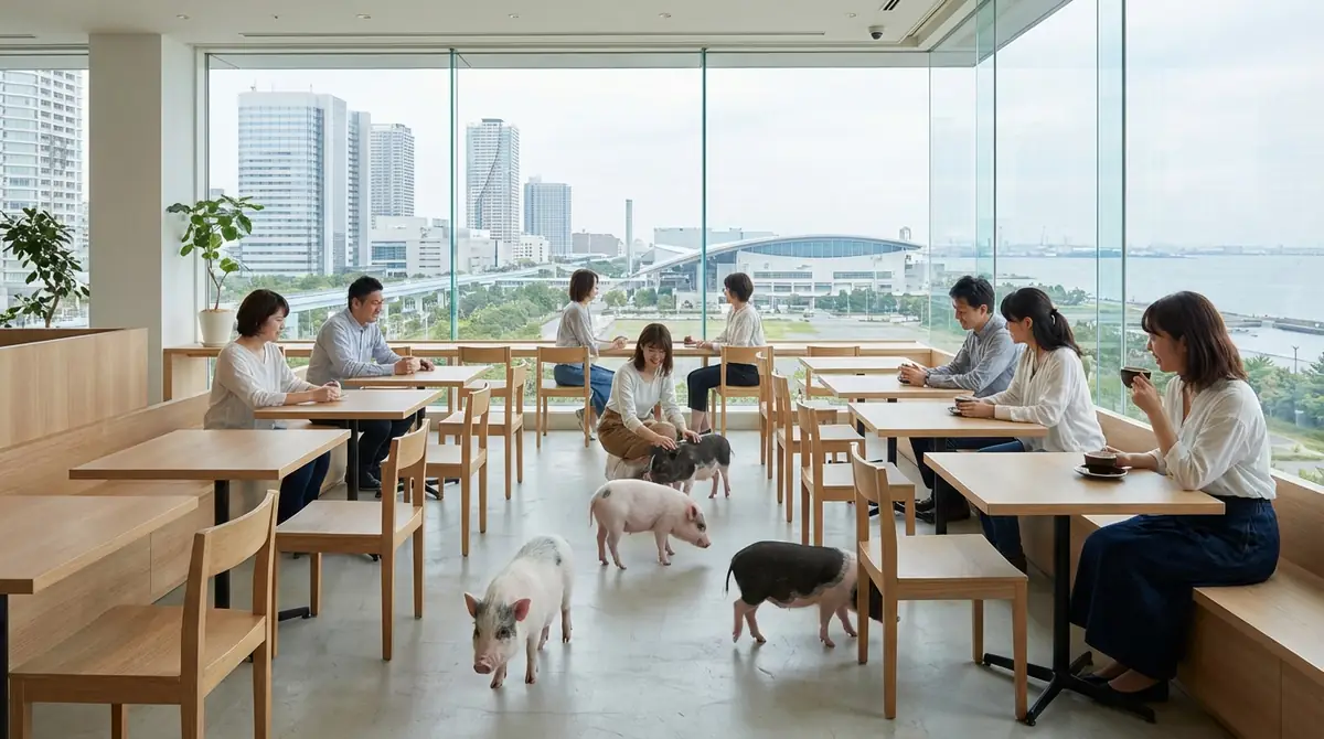 幕張でマイクロブタに会える「mipig cafe」とは