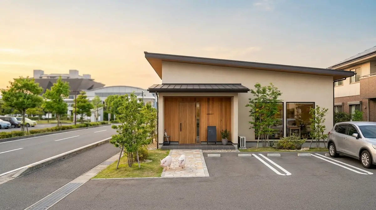 mipig cafe幕張店へのアクセス・駐車場情報