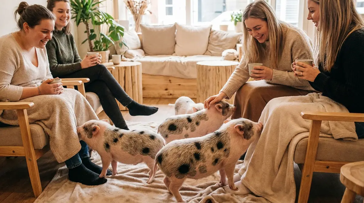 マイクロブタカフェの体験レポート|実際どんな感じ?