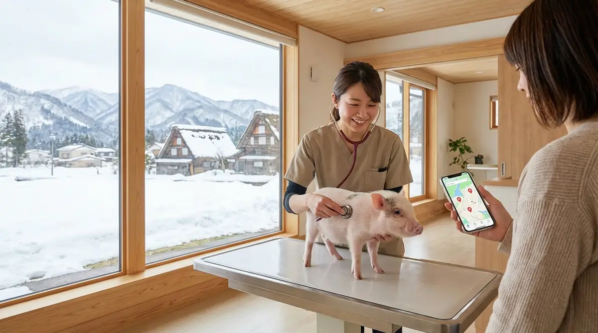 新潟でマイクロブタを診てくれる動物病院の探し方