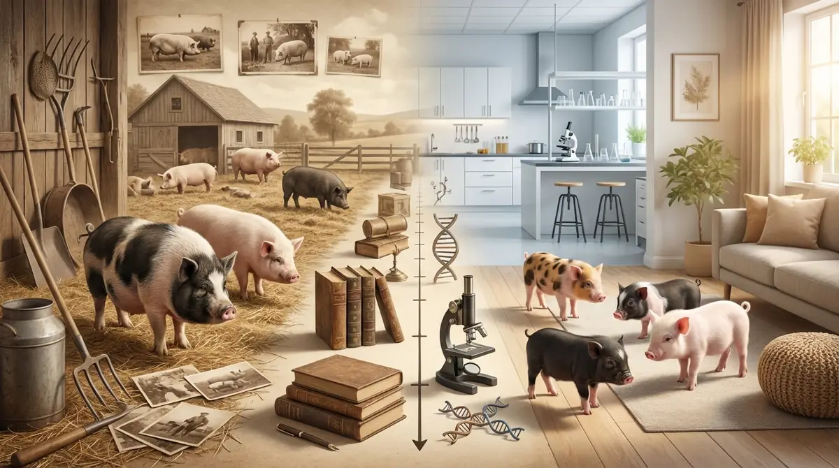 マイクロブタ品種改良の歴史｜いつ・どこで始まったのか