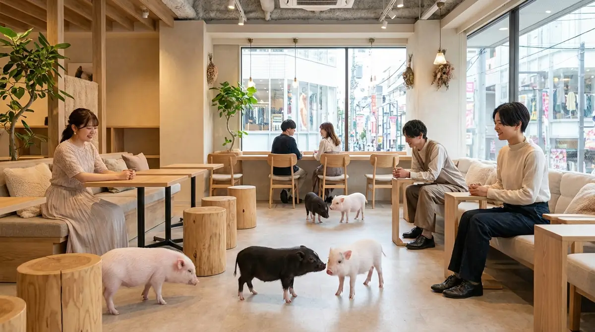 原宿でマイクロブタに会える！mipig cafeの魅力とは