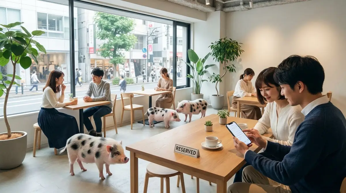 原宿マイクロブタカフェの予約方法｜取れない時の対処法も解説