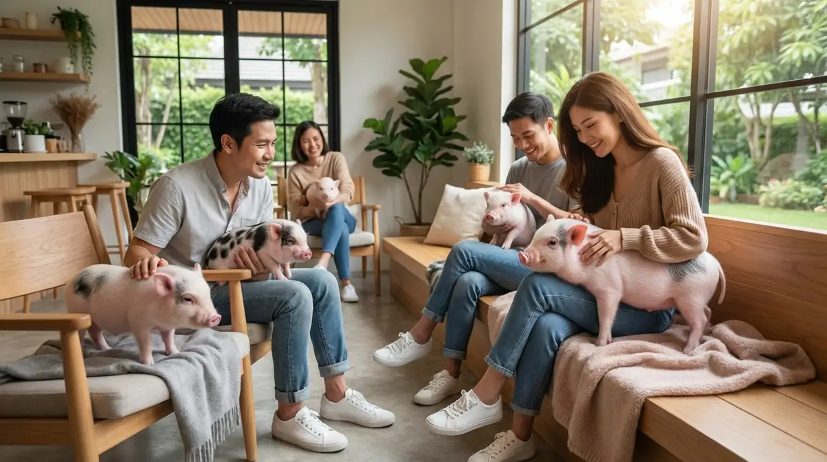 マイクロブタカフェで体験できること｜触れ合いの楽しみ方