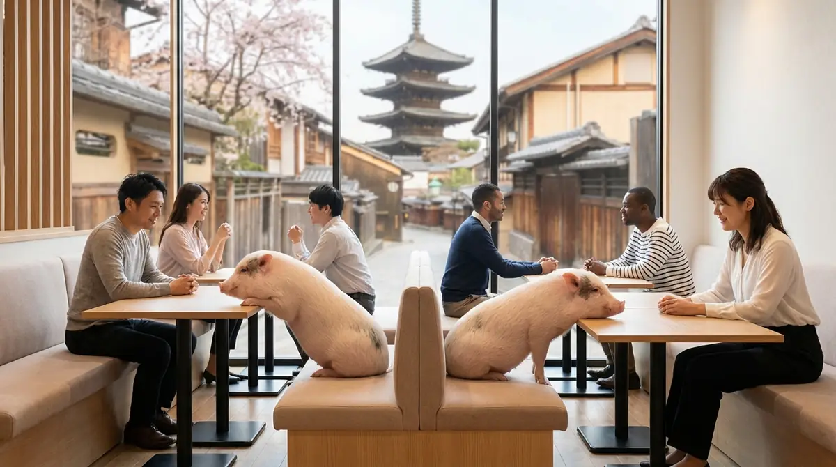京都から行けるマイクロブタカフェおすすめ3選